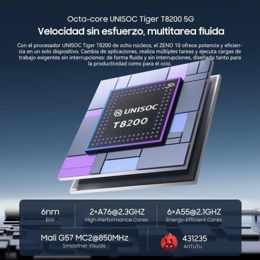 Tablet Blackview Zeno 10 5G 11" 8GB 256GB Cinzento