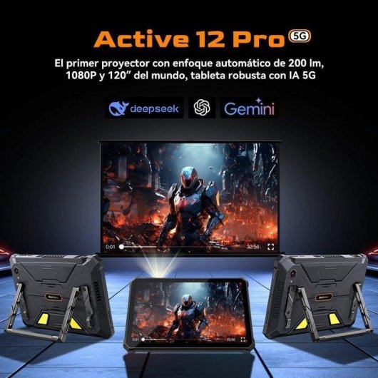 Tablet Blackview Active 12 Pro 11" WiFi + 5G 12GB Preto 256GB Dual SIM