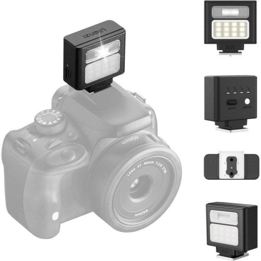 Kompaktblitz Ulanzi SL02 GN8 6500K USB-C 4 Stufen