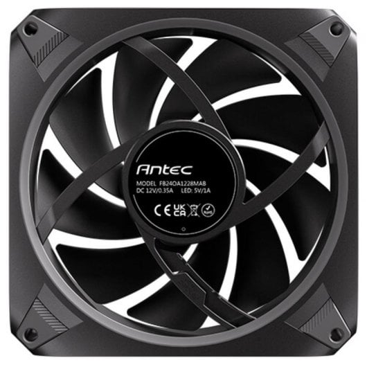 Refroidissement Air Antec 120 mm Orbit 120 ARGB FAN RGB Noir Fluid Dynamic