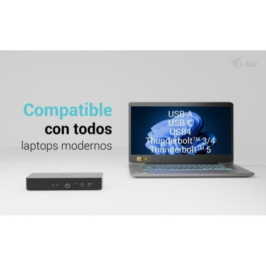 Dockingstation I-Tec U3DUAL Dock Power Delivery 100W Dual Display USB-C, 4K, LAN