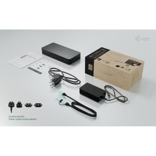 Dockingstation I-Tec U3DUAL Dock Power Delivery 100W Dual Display USB-C, 4K, LAN
