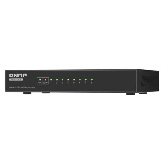 Netzwerk-Switch QNAP QSW-1108-8T-R2 8-Port 2.5G Ethernet Desktop Lüfterlos