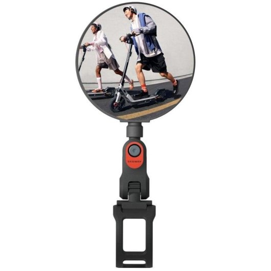 Espelho para patinete elétrico Segway AD.05.00.06.0014 preto, visão ampliada