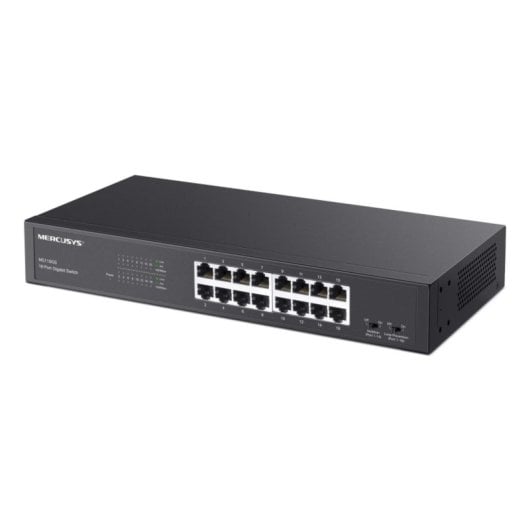 Netzwerkswitch Mercusys MS116GS 16-Port Gigabit Rackmount Metallgehäuse
