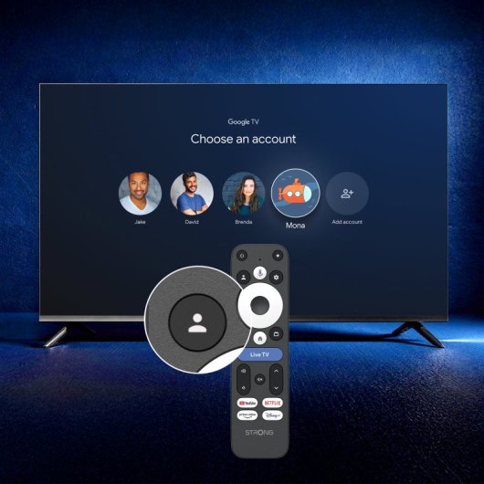 Adaptador Smart TV Strong LEAP NOVA 4K Ultra HD Android HDR10+ 32GB