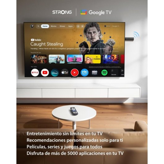 Adaptateur Smart TV Strong LEAP NOVA 4K Ultra HD Android 32GB HDR Wi-Fi