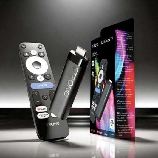Adaptador Smart TV Strong LEAP NOVA 4K Ultra HD Android HDR10+ 32GB