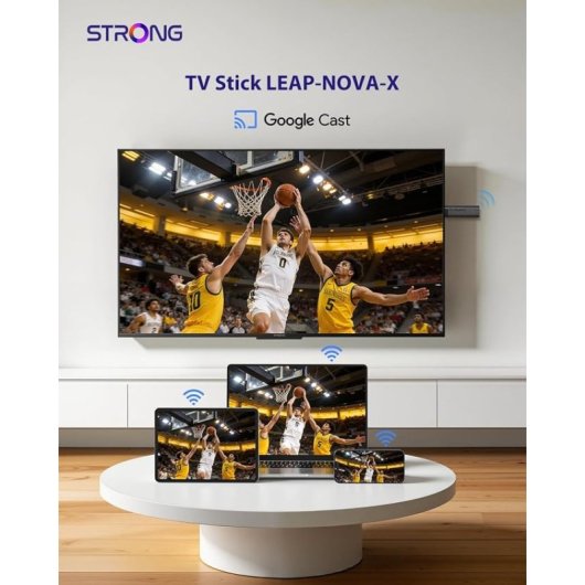Adaptateur Smart TV Strong LEAP NOVA 4K Ultra HD Android 32GB HDR Wi-Fi