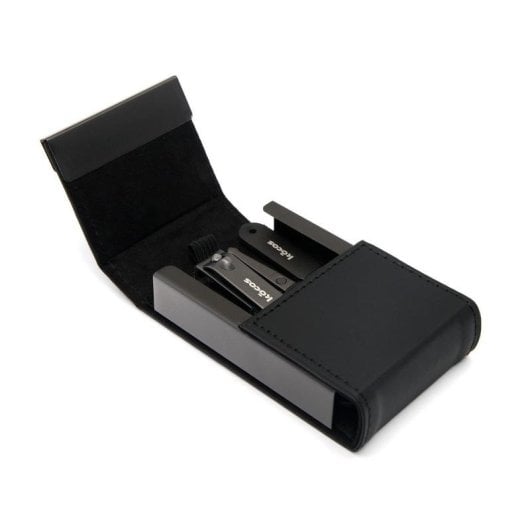 Corta-ongles Kocos Xepia Kit 4 en 1 acier inoxydable compact ergonomique
