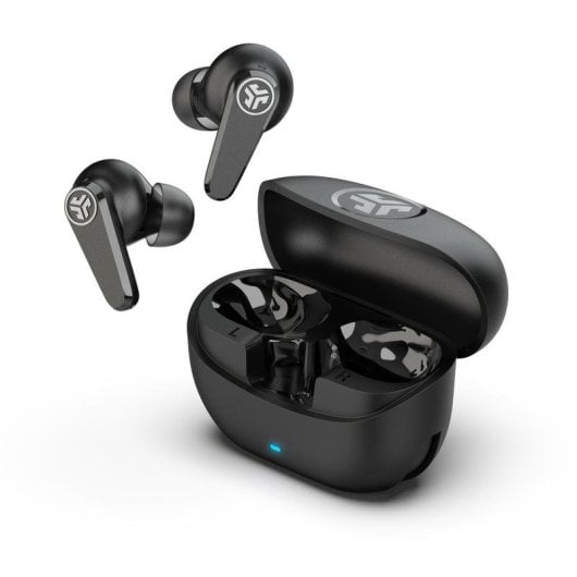 Auriculares JLab Go Pods ANC inalámbricos Bluetooth Cancelación de Ruido Micrófono IP55 negros