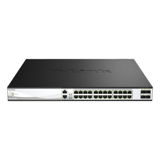 Switch gestionado D-Link DXS-3130-28P 24x10G PoE+ 4x25G SFP28 Apilable L3 Capa Avanzada