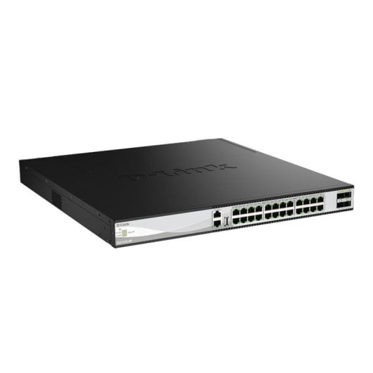 Switch gestionado D-Link DXS-3130-28P 24x10G PoE+ 4x25G SFP28 Apilable L3 Capa Avanzada