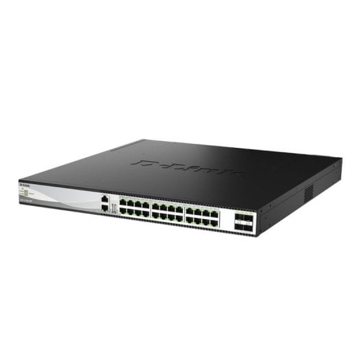 Switch gestionado D-Link DXS-3130-28P 24x10G PoE+ 4x25G SFP28 Apilable L3 Capa Avanzada
