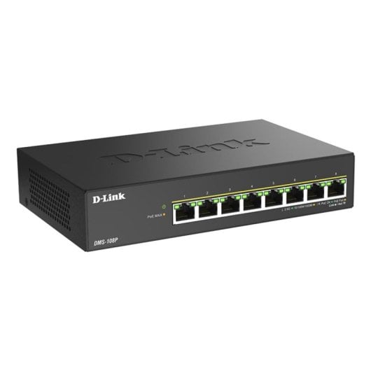 Switch D-LINK DMS-108P/E 8-Port 2.5G PoE Metall Unmanaged Lüfterlos