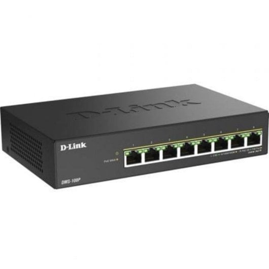 Switch D-LINK DMS-108P/E 8-Port 2.5G PoE Metall Unmanaged Lüfterlos
