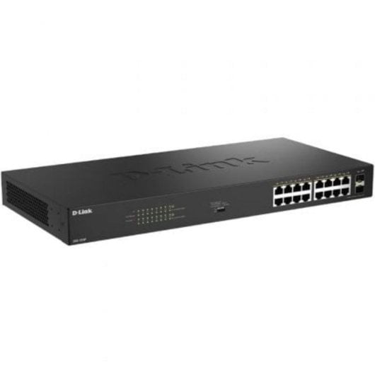Netzwerk-Switch D-LINK DGS-1018P 16x Gigabit PoE+ 2x SFP 240W unmanaged