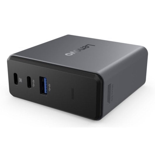 Dockingstation Lenovo X9 GaN USB-C 60W MicroSD HDMI 3840x2160 Grau