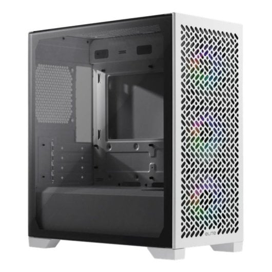 Cooler Master Elite 302 Caixa Gaming Mini Tower Micro-ATX com Vidro Temperado e RGB Branca