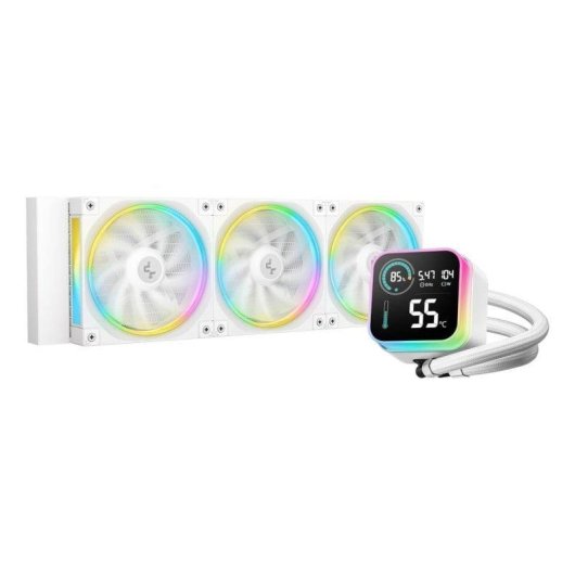 Refrigeración Líquida DeepCool LQ360 WH 360mm 3 Lüfter RGB Multicolor