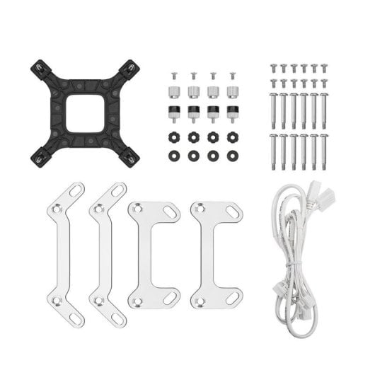 Refrigeración Líquida DeepCool LQ360 WH 360mm 3 Ventiladores RGB Multicolor