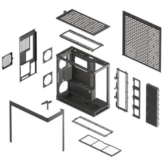 Case HAVN HS 420 Midi Tower Nero Gaming Vetri Temperati USB-C