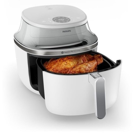 Freidora de aire Philips serie 3000 NA341/10 7,2 L 2000 W con ventana