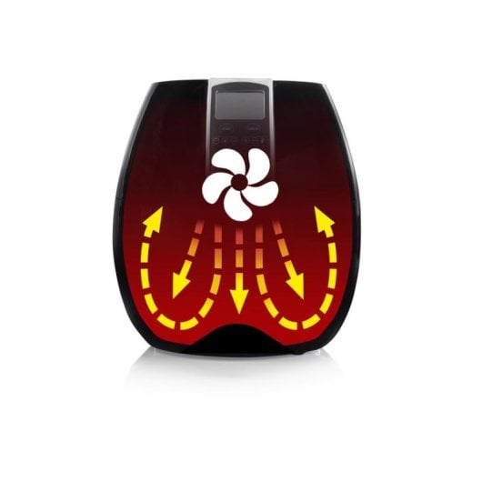 Friggitrice ad aria Princess 182020 XL 3.2L 1500W display digitale 8 programmi