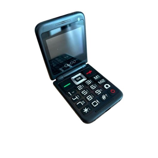 Telemóvel Qubo X-10BK Flip Dual SIM 2.4" 0.3MP 900mAh Azul Bluetooth Rádio FM