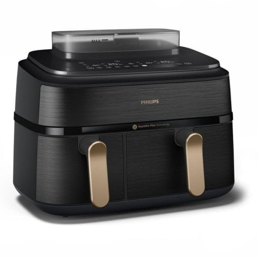 Friteuse sans Huile Philips 5000 series NA552/00 9L 2750W Double Panier Écran Tactile