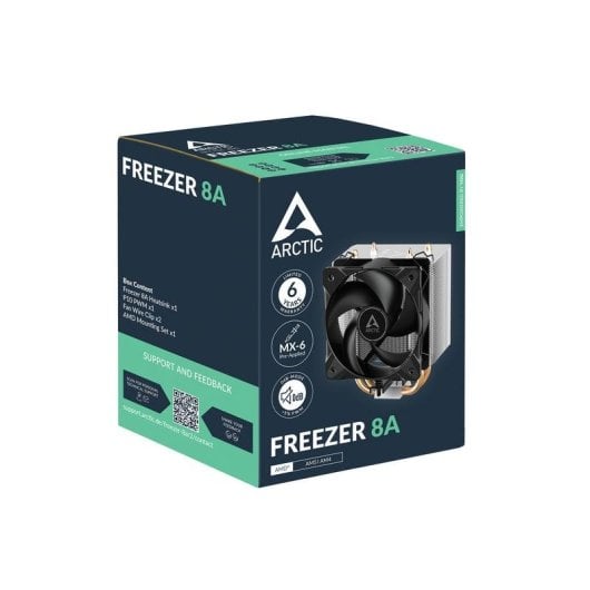 Refrigeración Aire Arctic Socket AM4 AM5 100 mm Freezer 8A Doble Ventilador