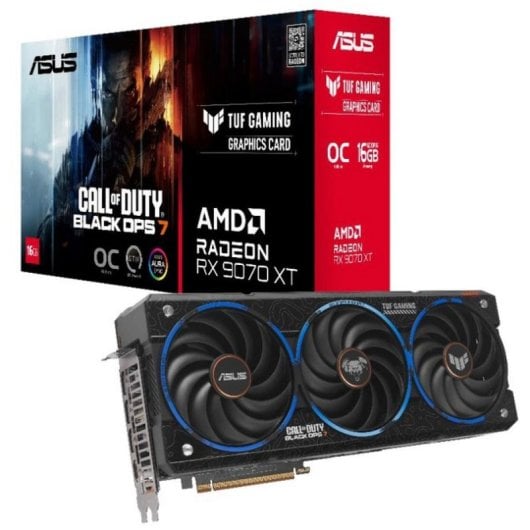 Tarjeta Gráfica Asus Radeon RX 9070 XT OC 16GB GDDR6 Edición Call of Duty