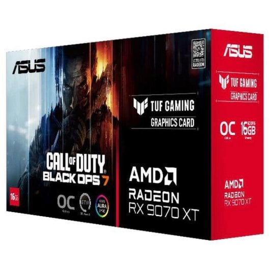 Tarjeta Gráfica Asus Radeon RX 9070 XT OC 16GB GDDR6 Edición Call of Duty