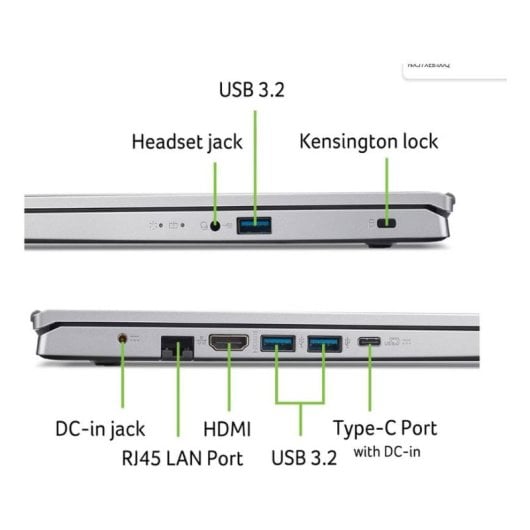 Notebook Acer Aspire Go 15 AG15-42P-R0VD 15,6" AMD Ryzen 7 5825U 32GB 512GB SSD Radeon Graphics Windows