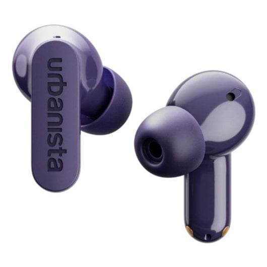 Auriculaires Urbanista Palo Alto sans fil Bluetooth à Réduction Active du Bruit, micro et IP54, violet