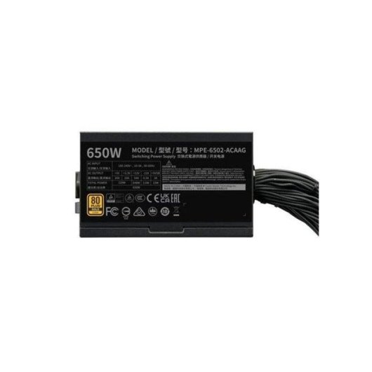 Fonte de Alimentação Cooler Master MWE Gold V3 650W 80 PLUS Gold ATX 3.1 Non-Modular
