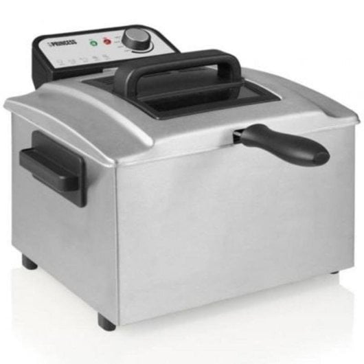 Freidora tradicional Princess 184090 5L 3270W acero inoxidable con zona fría