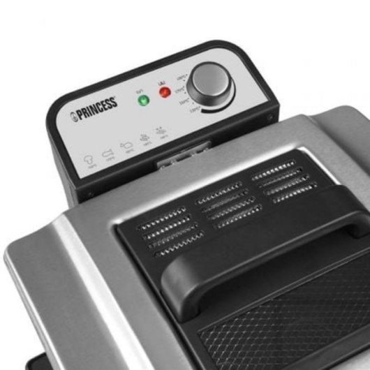 Fritadeira Princess 184090 5L 3270W com Zona Fria e Filtro Anti-Odor