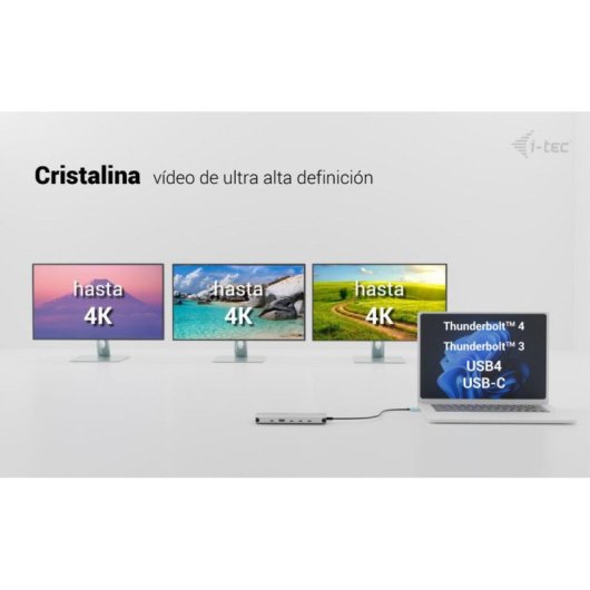 Dockingstation I-Tec Metal USB-C Nano 3x Display 140W Power HDMI USB-C SD