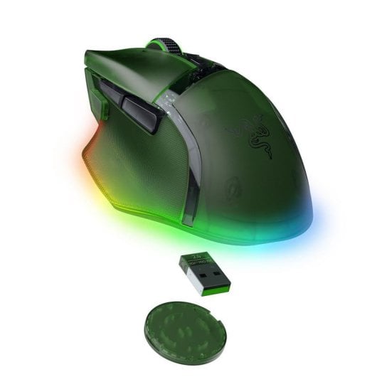 Ratão Razer Basilisk V3 Pro Wireless Bluetooth USB 35000DPI Verde RGB 11 Botões