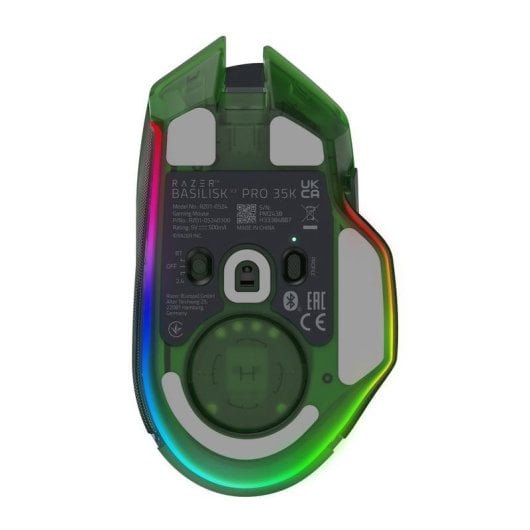 Ratão Razer Basilisk V3 Pro Wireless Bluetooth USB 35000DPI Verde RGB 11 Botões