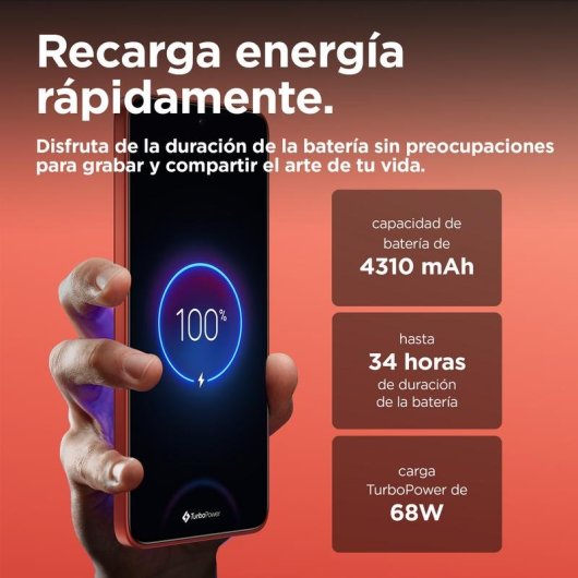 Motorola edge 50 Neo 12 Go 512 Go 6,36" P-OLED 5G Double SIM Caméra 50 MP Recharge rapide Android 14 Rouge