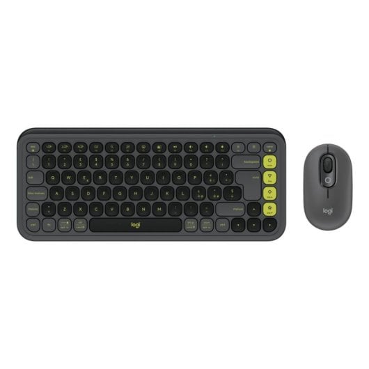 Teclado Logitech POP Icon Combo Switch de tesoura Layout IT sem fio com rato