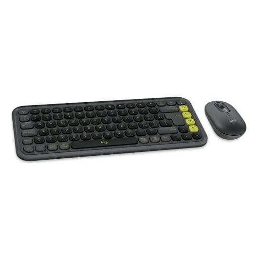 Teclado Logitech POP Icon Combo Switch de tesoura Layout IT sem fio com rato