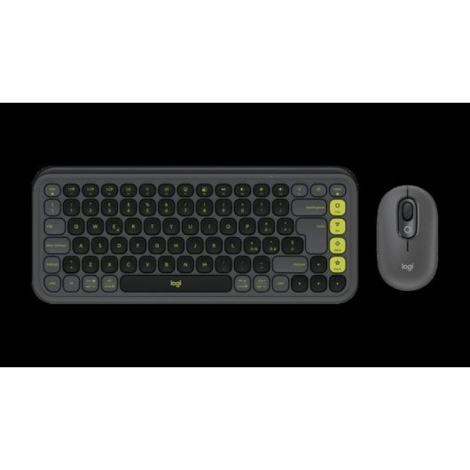 Teclado Logitech POP Icon Combo Switch de tesoura Layout IT sem fio com rato