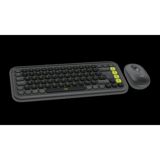 Teclado Logitech POP Icon Combo Switch de tesoura Layout IT sem fio com rato