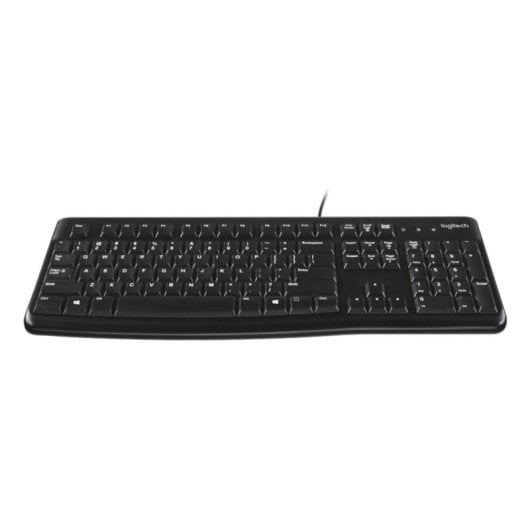 Teclado Logitech K120 membrana Layout Hebrew com fio resistente a derrames