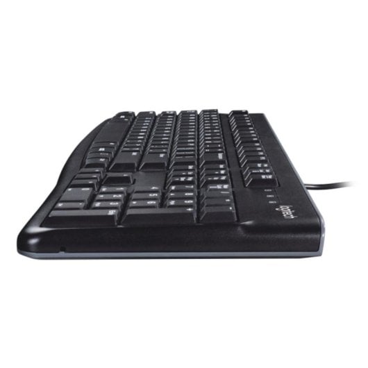 Teclado Logitech K120 membrana Layout Hebrew com fio resistente a derrames