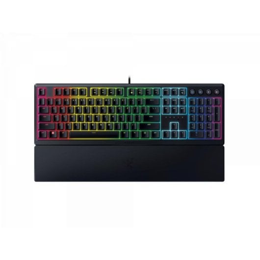 Teclado Razer Ornata V3 híbrido mecánico Layout US retroiluminación RGB reposamuñecas