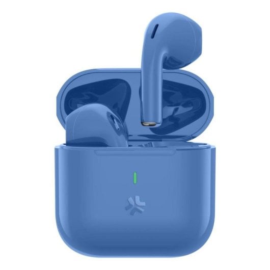 Auriculaires Celly COMPACT intra-auriculaires True Wireless Bluetooth 5.3 pour appels et musique bleus